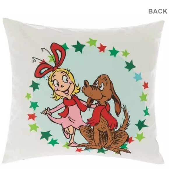 Merry Grinchmas Two-Sided Pillow - Picture 3 of 3